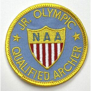 2.75" NAA JOAD Jr. Olympic Archery USA Camp Program Club Qualified Archer PATCH